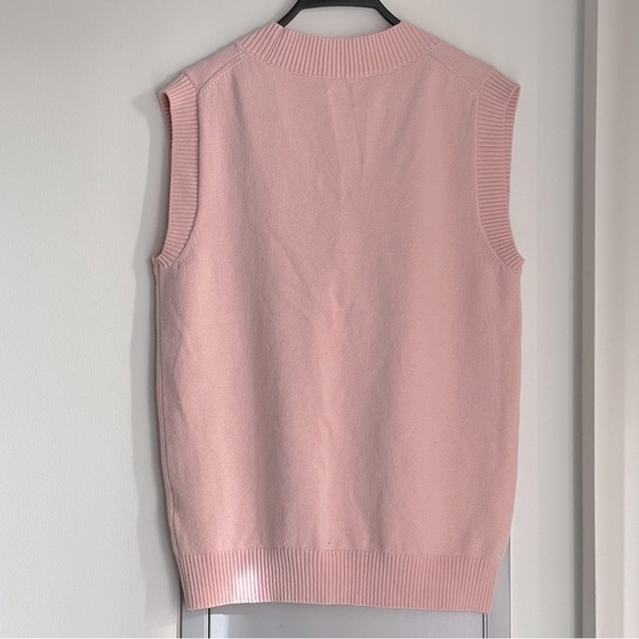 ARITZIA SUNDAY BEST Pink Sweater Vest - Picture 3 of 7
